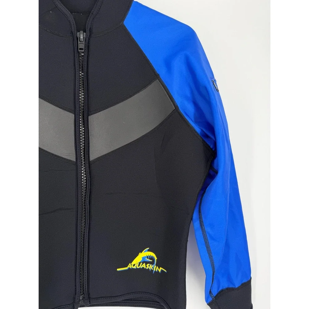 Aquaskin Mens Wetsuit Top Medium Surfing Diving Scuba Snorkeling Kayaking Paddle